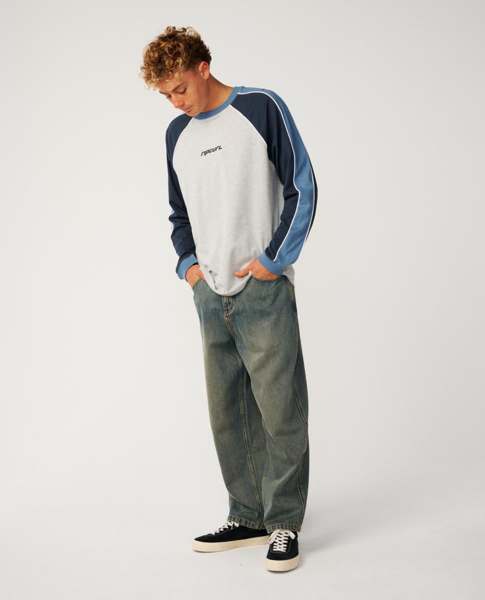 Rip Curl Archive Sandman Panel Ls Grey Marle. Rip Curl Tees - Long Sleeve in Mens Tees - Long Sleeve & Mens T-shirts & Singlets. Code: 13CMTE