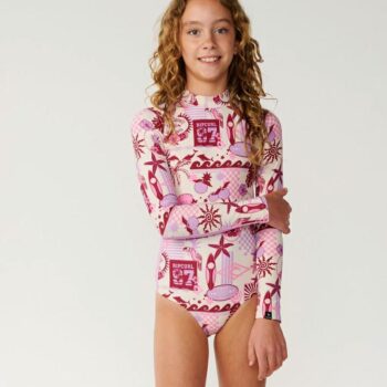 Rip Curl Costa Del Sol Ls Surfsuit Lilac. Rip Curl Rashvests in Girls Rashvests & Girls Wetsuits. Code: 14MGRV