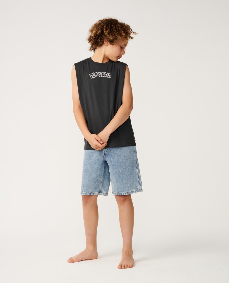 Rip Curl Surf Shack Muscle-boy Washed Black. Rip Curl Singlets & Tanks in Boys Singlets & Tanks & Boys T-shirts & Singlets. Code: 15ABTE