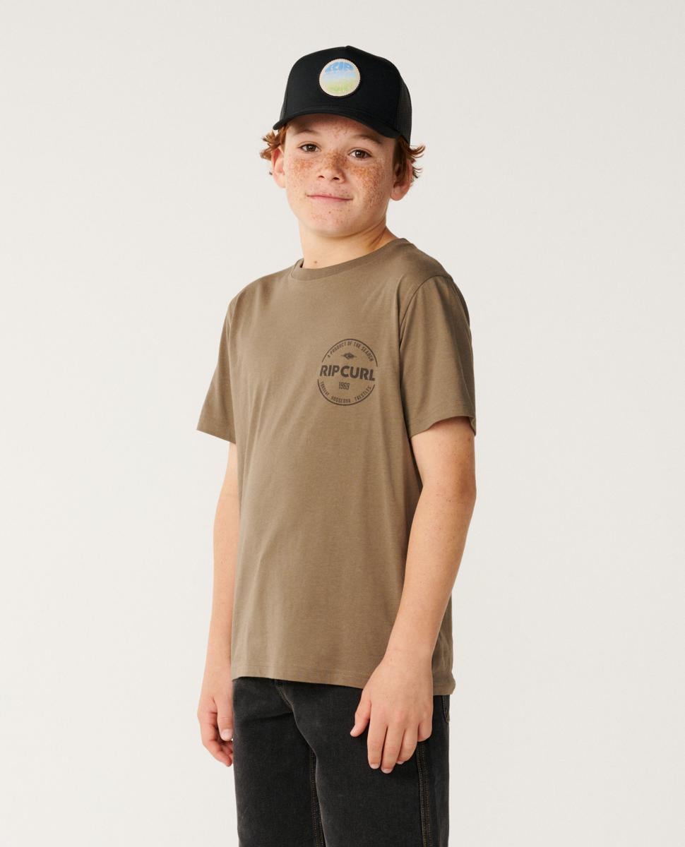 Rip Curl Staple Tee-kids Walnut. Rip Curl Tees in Boys Tees & Boys T-shirts & Singlets. Code: 15IBTE