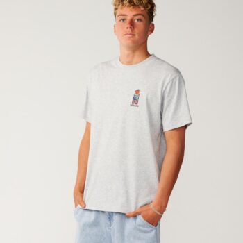 Rip Curl S.series Vc Stack Tee Grey Marle. Rip Curl Tees in Mens Tees & Mens T-shirts & Singlets. Code: 16IMTE