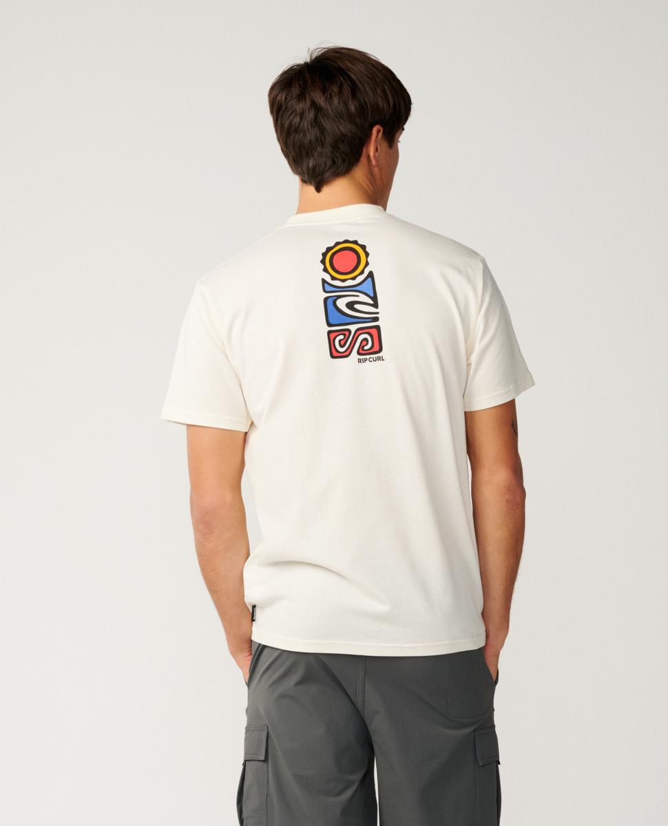 Rip Curl S.series Vc Stack Tee Bone. Rip Curl Tees in Mens Tees & Mens T-shirts & Singlets. Code: 16IMTE