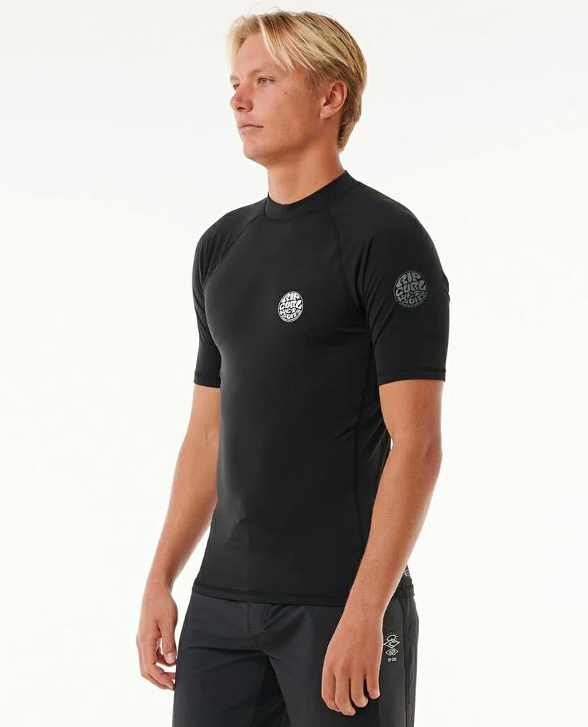 Rip Curl Icons Upf Brushed S/s Black. Rip Curl Rashvests in Mens Rashvests & Mens Wetsuits. Code: 195MRV