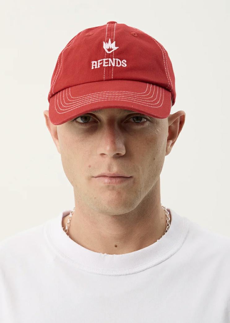 Afends Burnin Six Panel Cap Ketchup. Afends Hats & Caps in Mens Hats & Caps & Mens Headwear. Code: A250600
