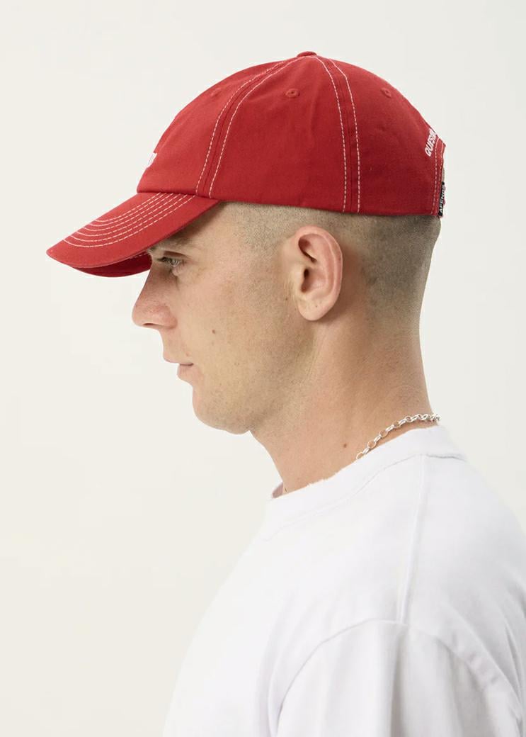 Afends Burnin Six Panel Cap Ketchup. Afends Hats & Caps in Mens Hats & Caps & Mens Headwear. Code: A250600