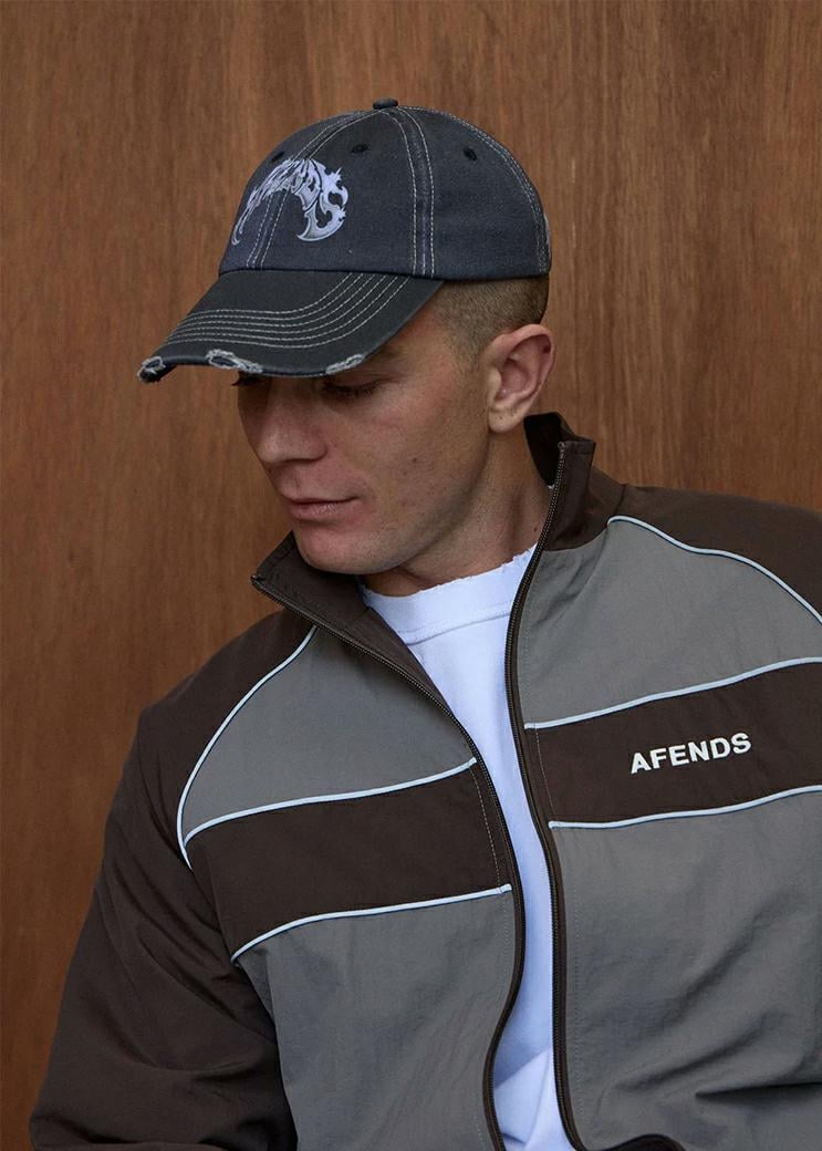Afends Scorpius Six Pannel Cap Stone Black. Afends Hats & Caps in Mens Hats & Caps & Mens Headwear. Code: A263603