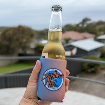Southern Man Southern Man Stubby Holder Blue Orange Facde. Southern Man Drinkware in Generic Drinkware & Generic Accessories. Code: AA15