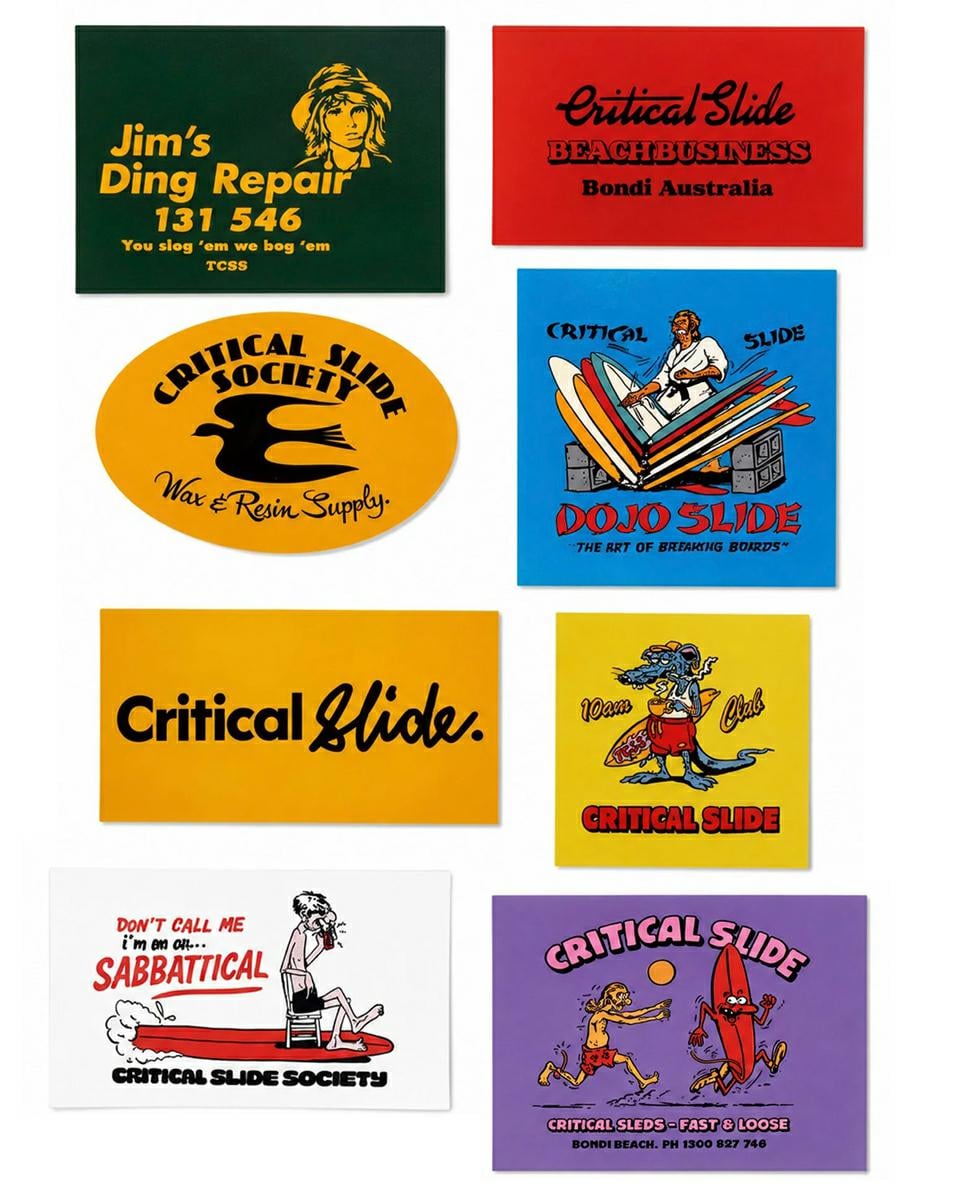 Critical Slide Society Critial Sticker Pack Multi. Critical Slide Society Stickers in Generic Stickers & Generic Accessories. Code: AX26002