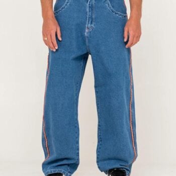 Rusty Flip Daddy 2.0 Jean - Mid Middy Blue. Rusty Jeans in Mens Jeans & Mens Pants & Jeans. Code: DEM0024