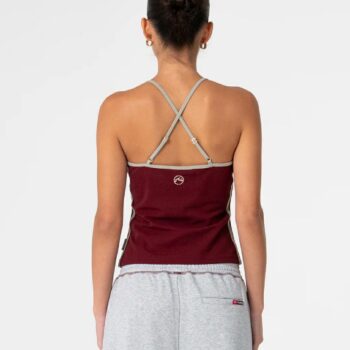 Rusty Freo King Fitted Top Burgundy. Rusty Tees in Womens Tees & Womens T-shirts & Singlets. Code: FSL0766
