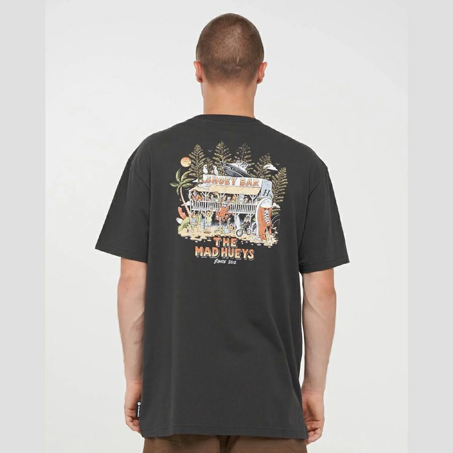 The Mad Hueys Shoey Bar Tee Vint Black Vintage Black. The Mad Hueys Tees - Long Sleeve in Mens Tees - Long Sleeve & Mens T-shirts & Singlets. Code: H426M01018