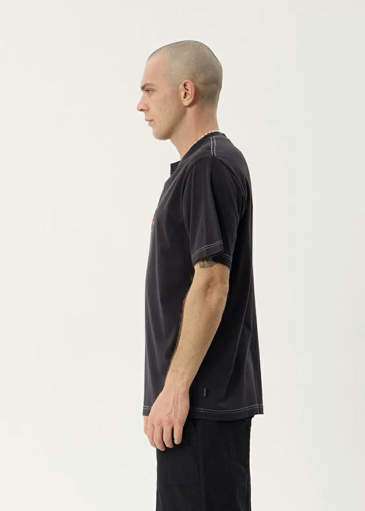 Afends Trophy Retro Tee Stblack Stone Black. Afends Tees in Mens Tees & Mens T-shirts & Singlets. Code: M263010