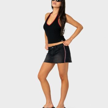 Rusty Flip Mommy Raw Low Rise M Blasted Black / Red. Rusty Skirts in Womens Skirts & Womens Skirts, Dresses & Jumpsuits. Code: SKL0690