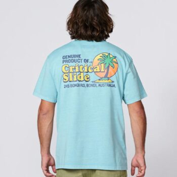 Critical Slide Society Oasis Tee Aqua. Critical Slide Society Tees in Mens Tees & Mens T-shirts & Singlets. Code: TE26001
