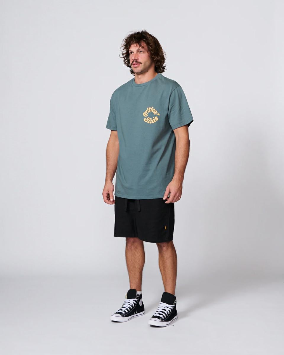 Critical Slide Society Spiral Tee Ocean. Critical Slide Society Tees in Mens Tees & Mens T-shirts & Singlets. Code: TE26003