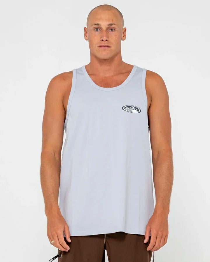 Rusty Faden Tank Smoke Blue. Rusty Singlets & Tanks in Mens Singlets & Tanks & Mens T-shirts & Singlets. Code: TSM0539