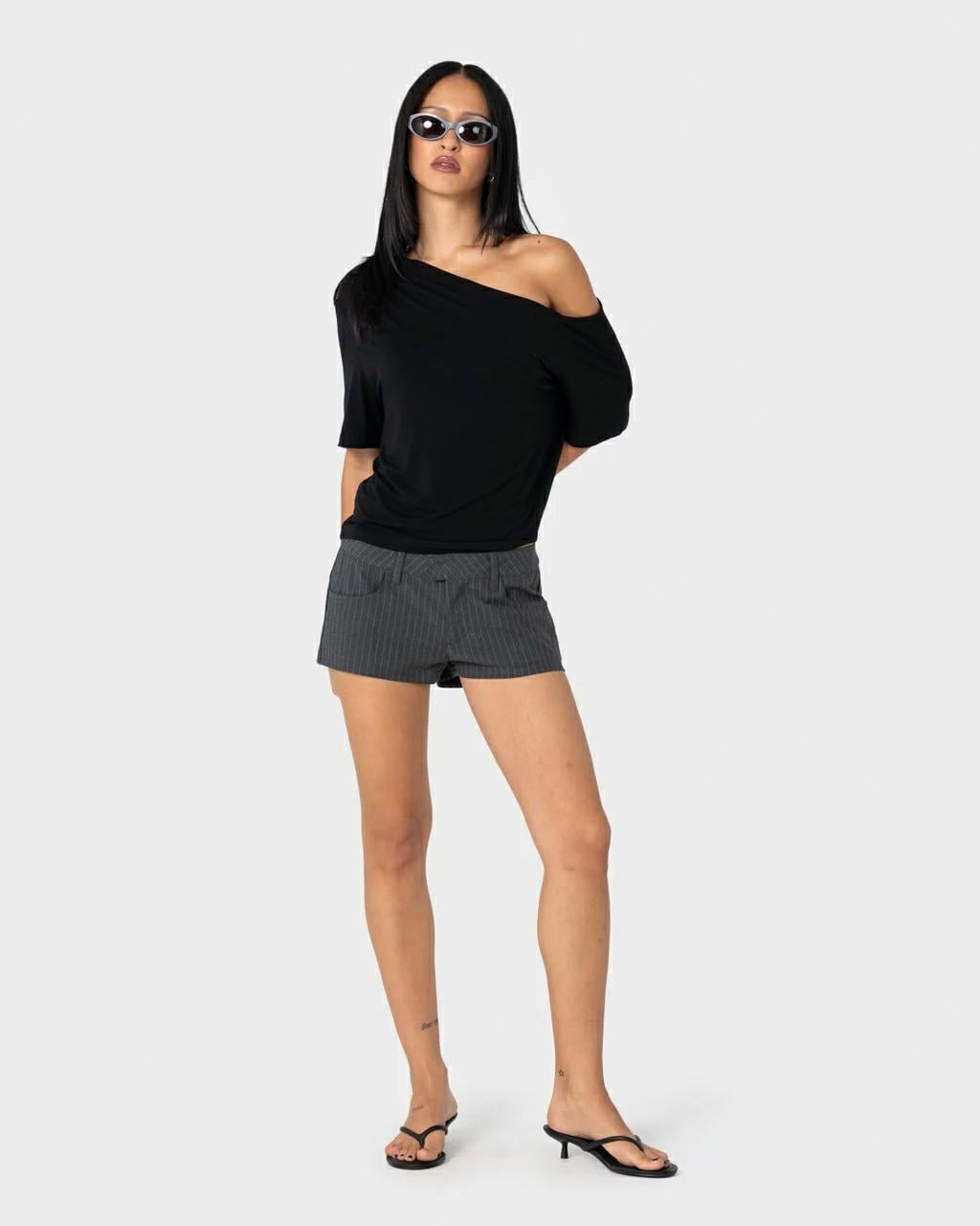 Rusty Sally Slouch Off Shoulder Black. Rusty Tees in Womens Tees & Womens T-shirts & Singlets. Code: TTL1491