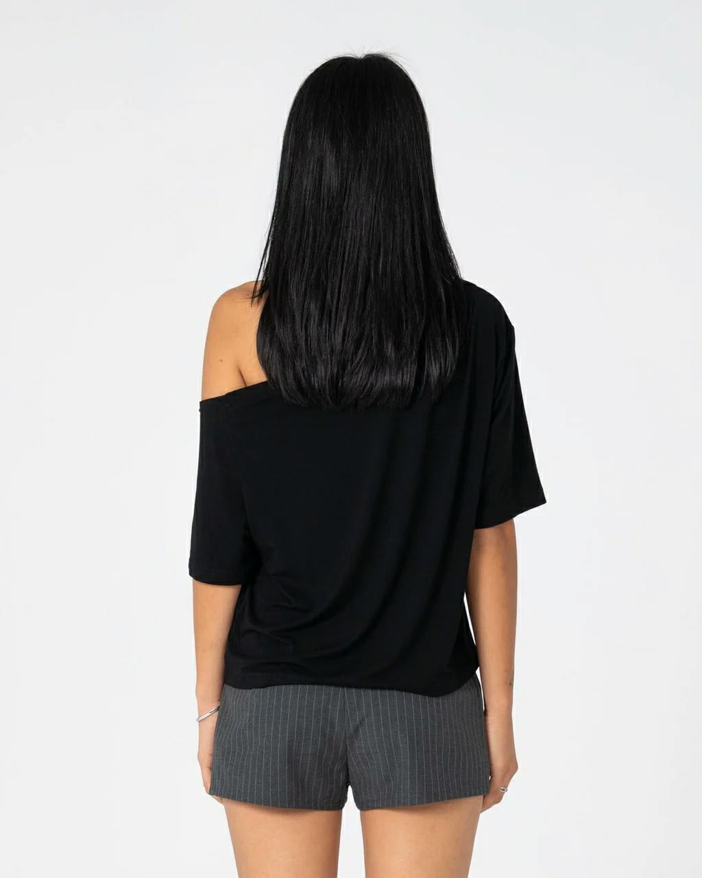 Rusty Sally Slouch Off Shoulder Black. Rusty Tees in Womens Tees & Womens T-shirts & Singlets. Code: TTL1491
