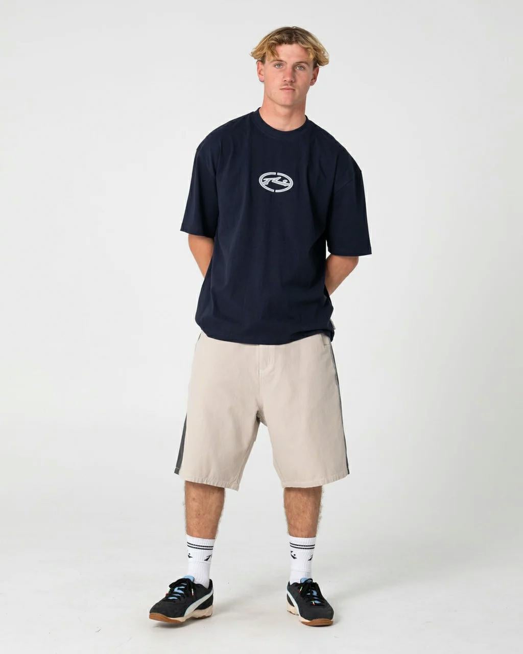 Rusty Turbo Short Sleeve Tee Navy Blue. Rusty Tees in Mens Tees & Mens T-shirts & Singlets. Code: TTM3043