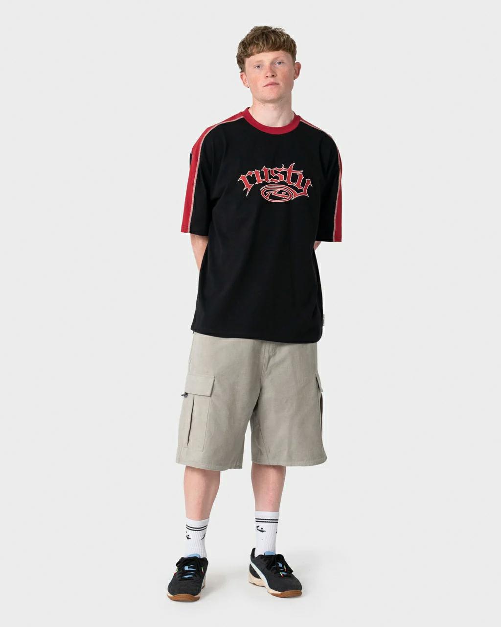 Rusty Scream Short Sleeve Tee Black 2. Rusty Tees in Mens Tees & Mens T-shirts & Singlets. Code: TTM3096