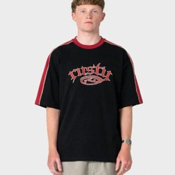 Rusty Scream Short Sleeve Tee Black 2. Rusty Tees in Mens Tees & Mens T-shirts & Singlets. Code: TTM3096