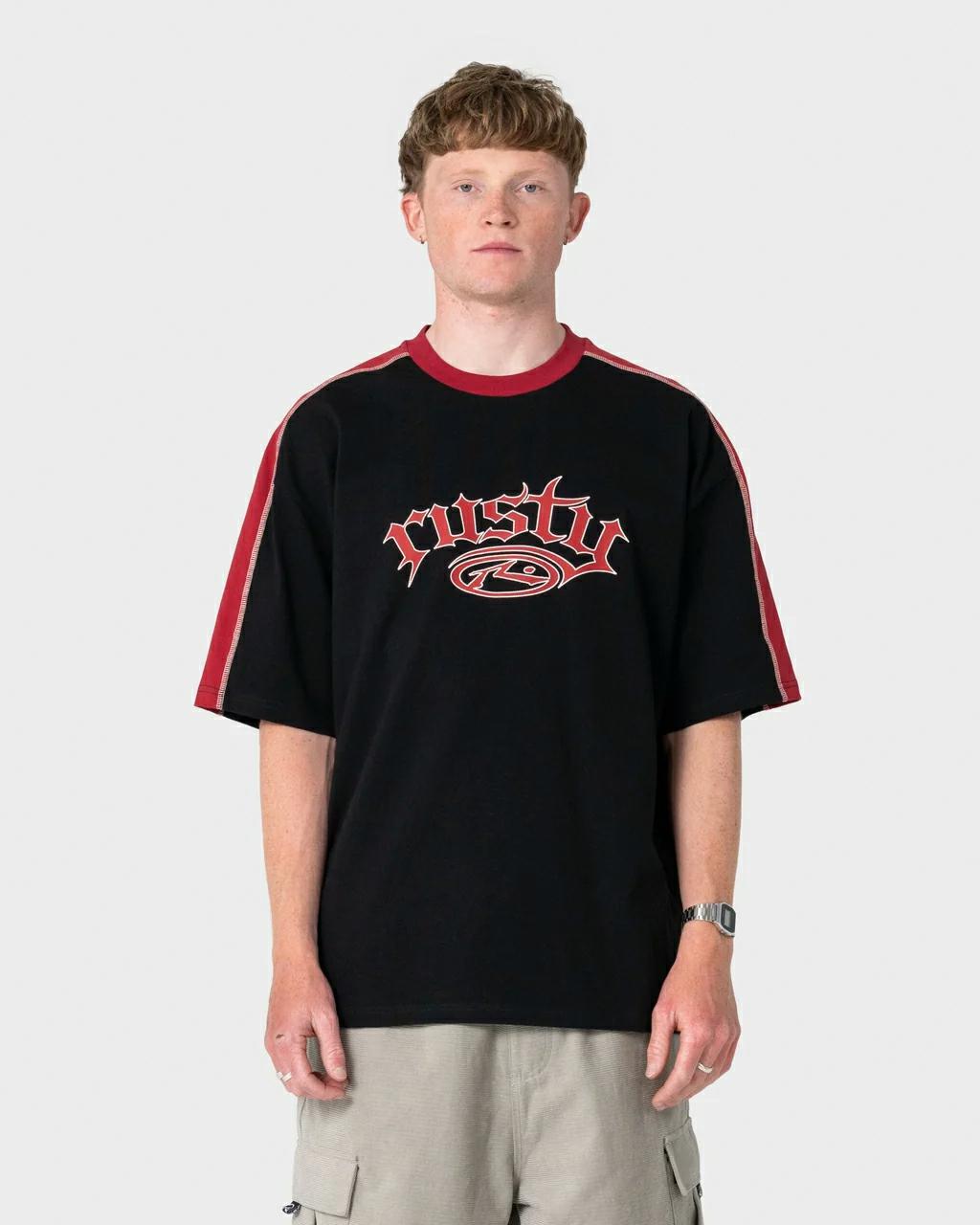 Rusty Scream Short Sleeve Tee Black 2. Rusty Tees in Mens Tees & Mens T-shirts & Singlets. Code: TTM3096