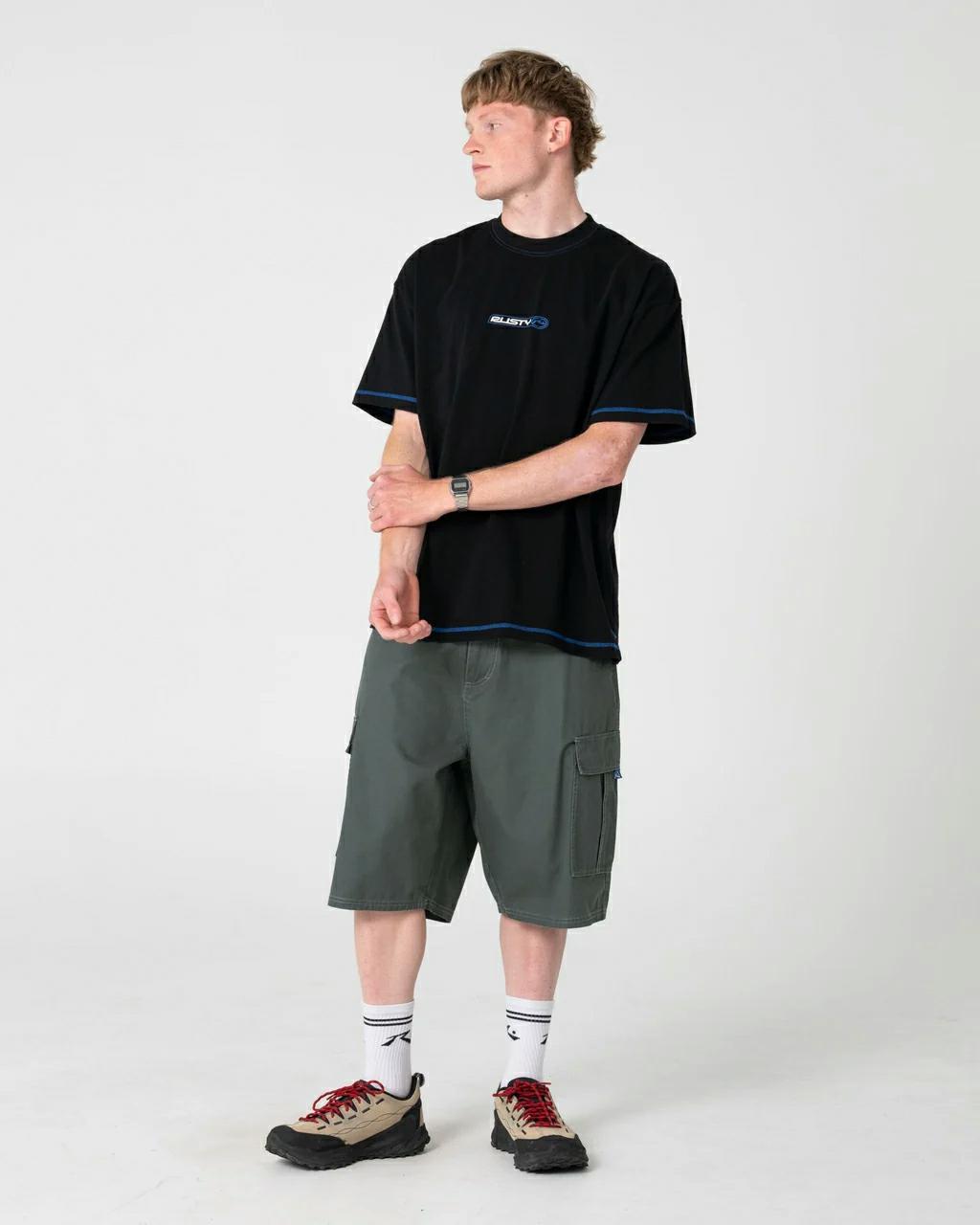 Rusty Bus Down Short Sleeve Tee Black. Rusty Tees in Mens Tees & Mens T-shirts & Singlets. Code: TTM3110