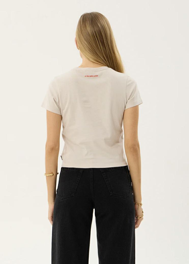 Afends Subliminal Baby Tee Moonbeam. Afends Tees in Womens Tees & Womens T-shirts & Singlets. Code: W263003