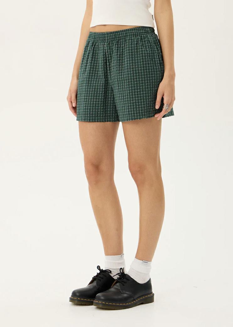 Afends Reverb Short Pine Check. Afends Walkshorts - Elastic Waist in Womens Walkshorts - Elastic Waist & Womens Shorts. Code: W263302