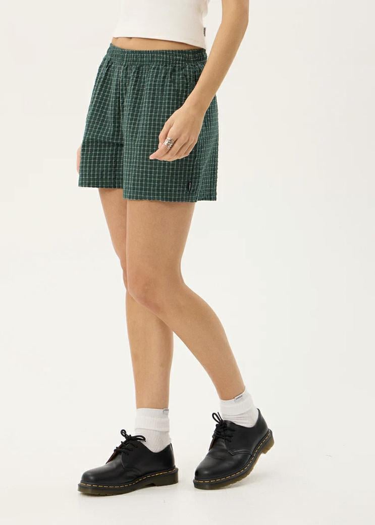 Afends Reverb Short Pine Check. Afends Walkshorts - Elastic Waist in Womens Walkshorts - Elastic Waist & Womens Shorts. Code: W263302