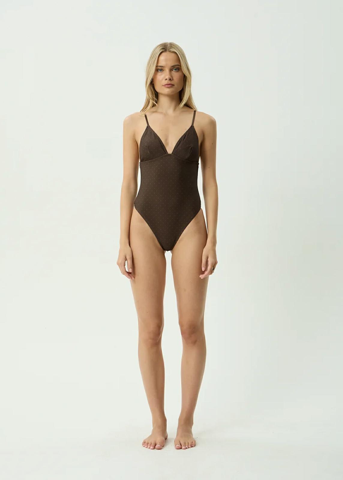 Afends Lani One Piece Coffee. Afends Swimwear - One Piece in Womens Swimwear - One Piece & Womens Swimwear. Code: W263702