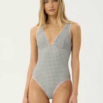 Afends Vice One Piece Alpine Check. Afends Swimwear - One Piece in Womens Swimwear - One Piece & Womens Swimwear. Code: W263705