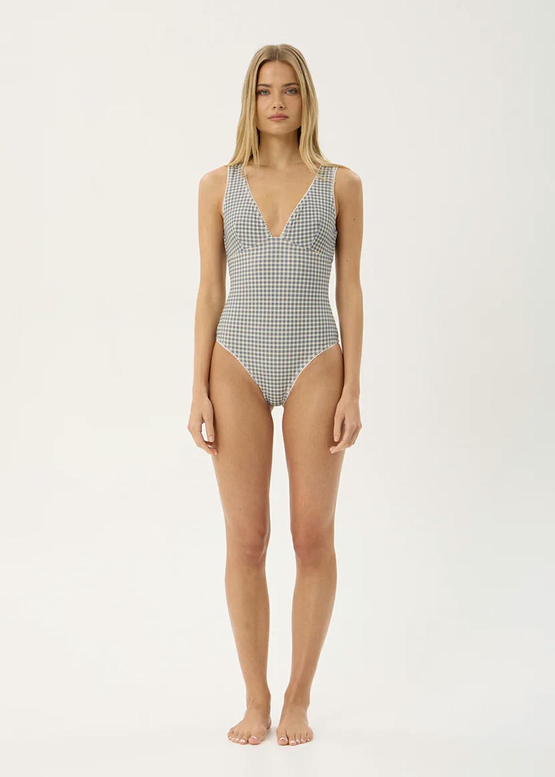 Afends Vice One Piece Alpine Check. Afends Swimwear - One Piece in Womens Swimwear - One Piece & Womens Swimwear. Code: W263705
