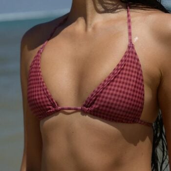 Afends Indy Bikini Top Rose Check. Afends Swimwear - Separates in Womens Swimwear - Separates & Womens Swimwear. Code: W263706