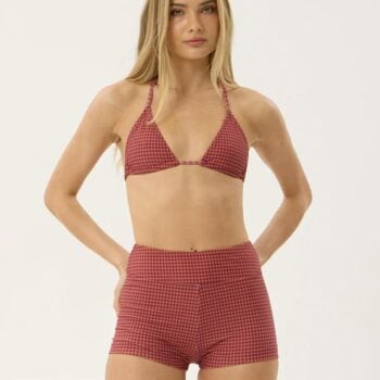 Afends Indy Swim Short Rose Check. Afends Boardshorts - Elastic Waist in Womens Boardshorts - Elastic Waist & Womens Shorts. Code: W263709