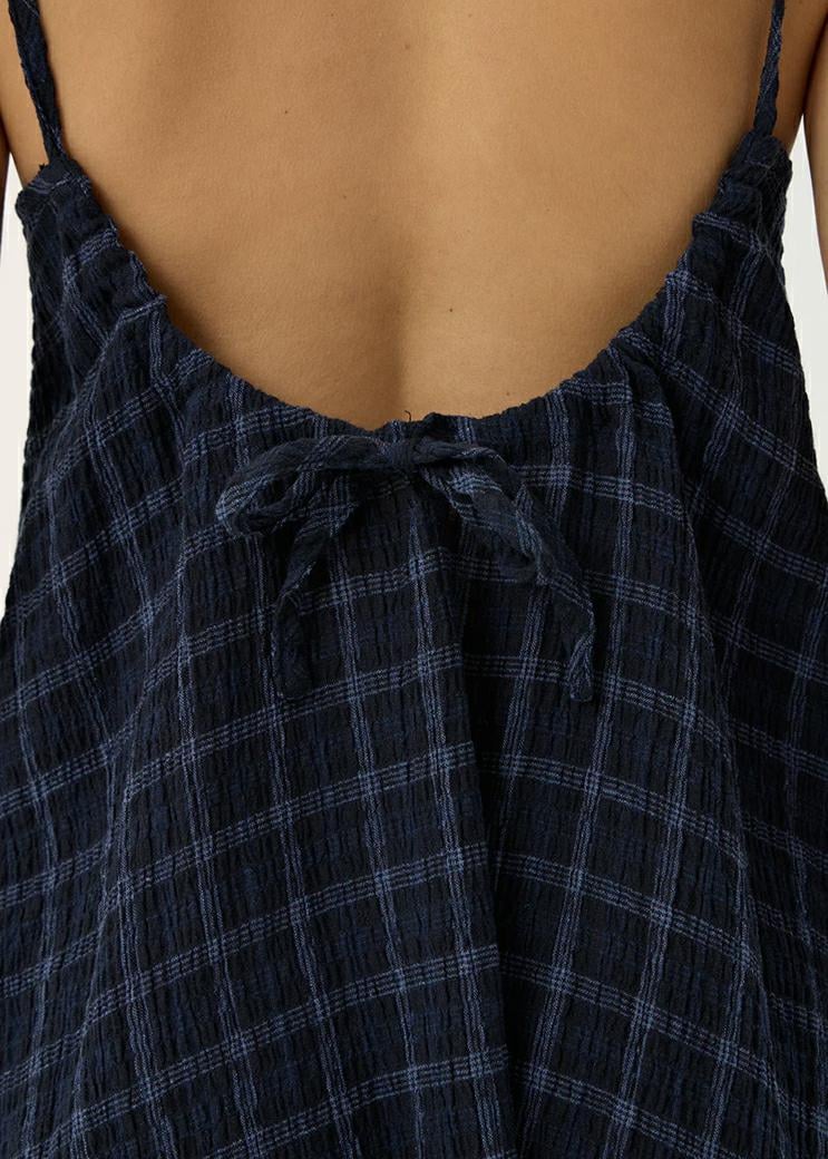 Afends Sammy Seersucker Mini Dre Thea Midnight Check. Afends Dresses in Womens Dresses & Womens Skirts, Dresses & Jumpsuits. Code: W263802