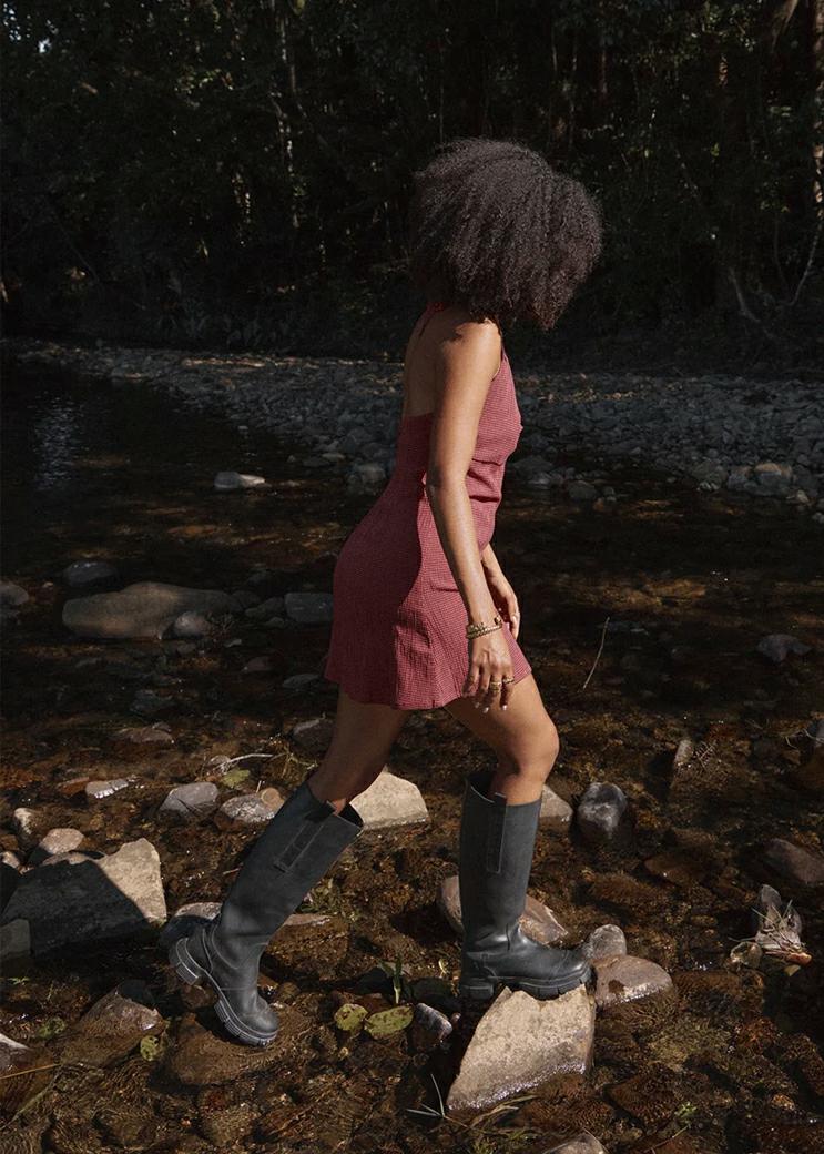 Afends Montana Mini Dress Indt Rose Check. Afends Dresses in Womens Dresses & Womens Skirts, Dresses & Jumpsuits. Code: W263804