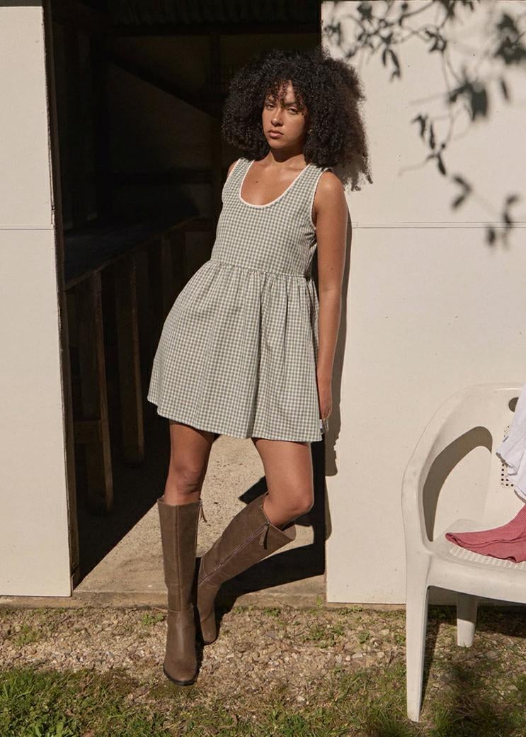 Afends Jesse Mini Dress Vice Alpine Check. Afends Dresses in Womens Dresses & Womens Skirts, Dresses & Jumpsuits. Code: W263805