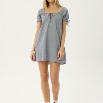 Afends Lenni Mini Dress Indy Navy Check. Afends Dresses in Womens Dresses & Womens Skirts, Dresses & Jumpsuits. Code: W263807