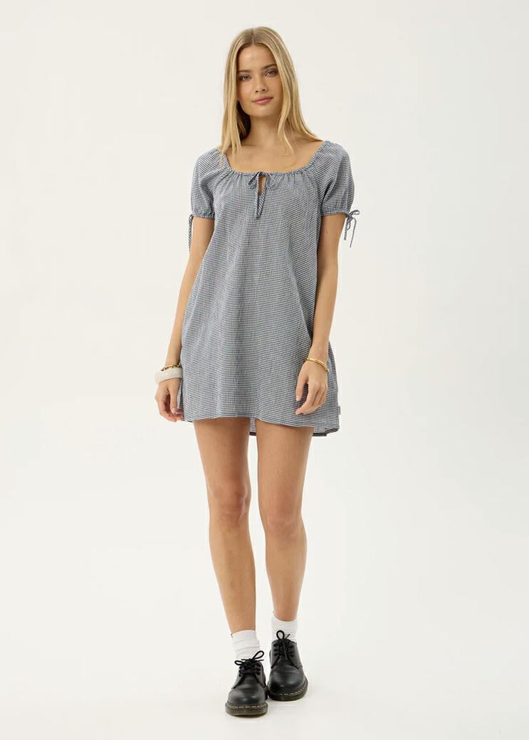 Afends Lenni Mini Dress Indy Navy Check. Afends Dresses in Womens Dresses & Womens Skirts, Dresses & Jumpsuits. Code: W263807