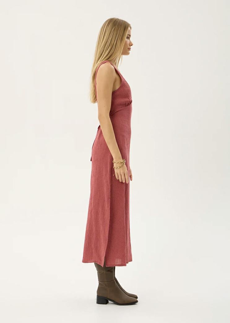 Afends Tully Seersucker Maxi Indy Rose Check. Afends Dresses in Womens Dresses & Womens Skirts, Dresses & Jumpsuits. Code: W263813