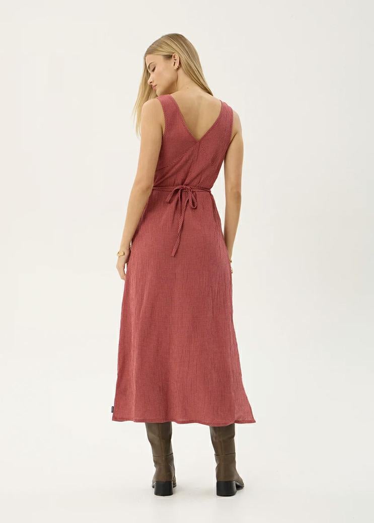 Afends Tully Seersucker Maxi Indy Rose Check. Afends Dresses in Womens Dresses & Womens Skirts, Dresses & Jumpsuits. Code: W263813