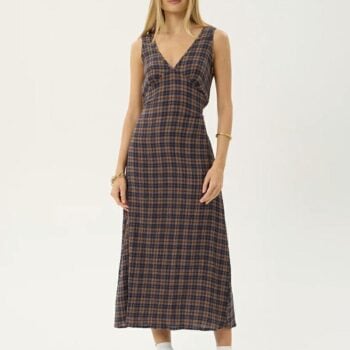 Afends Tully Seersucker Maxi Dre Shev Indigo Check. Afends Dresses in Womens Dresses & Womens Skirts, Dresses & Jumpsuits. Code: W263823