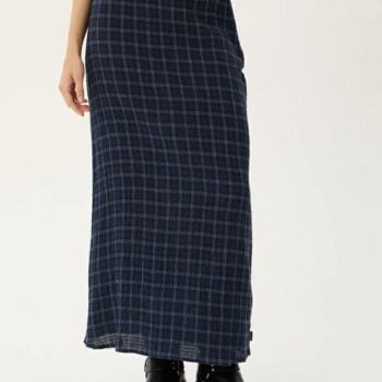 Afends Lita Seersucker Maxi Skir Thea Midnight Check. Afends Skirts in Womens Skirts & Womens Skirts, Dresses & Jumpsuits. Code: W263906
