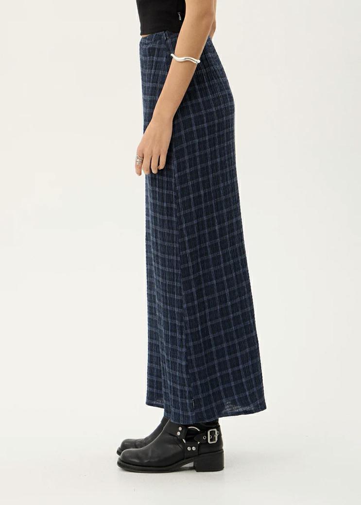 Afends Lita Seersucker Maxi Skir Thea Midnight Check. Afends Skirts in Womens Skirts & Womens Skirts, Dresses & Jumpsuits. Code: W263906