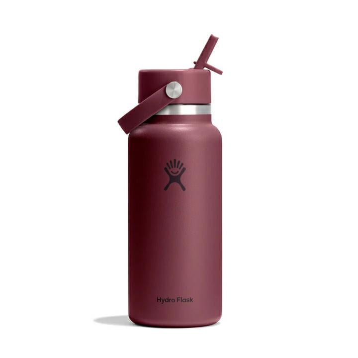 Hydro Flask Hydro 32oz Wide Straw Cap Burgundy. Hydro Flask Drinkware in Generic Drinkware & Generic Accessories. Code: W32FS