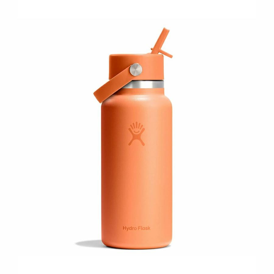 Hydro Flask Hydro 32oz Wide Straw Cap Nectar Orange. Hydro Flask Drinkware in Generic Drinkware & Generic Accessories. Code: W32FS