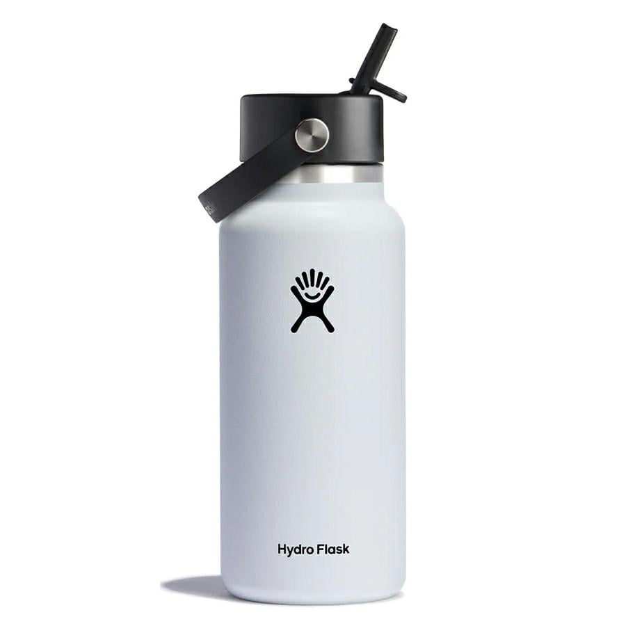 Hydro Flask Hydro 32oz Wide Straw Cap White. Hydro Flask Drinkware in Generic Drinkware & Generic Accessories. Code: W32FS