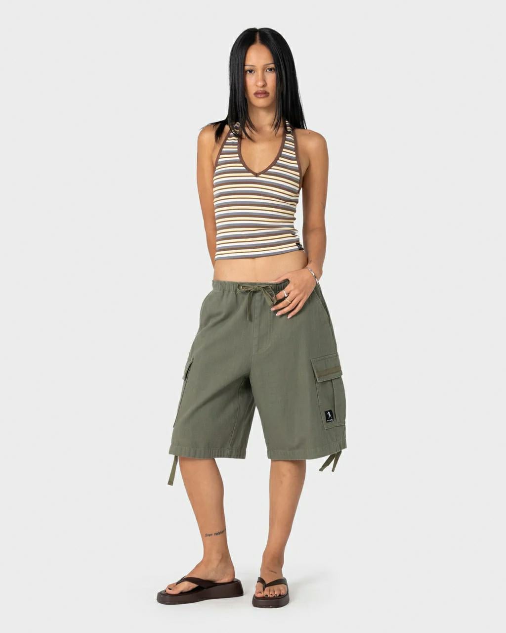 Rusty River Low Rise Baggy Carg Shadow Army. Rusty Walkshorts - Fitted Waist in Womens Walkshorts - Fitted Waist & Womens Shorts. Code: WKL0834