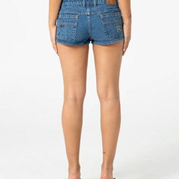 Rusty Lemmy Low Rise Micro Mini Middy Blue. Rusty Walkshorts - Fitted Waist in Womens Walkshorts - Fitted Waist & Womens Shorts. Code: WKL0862